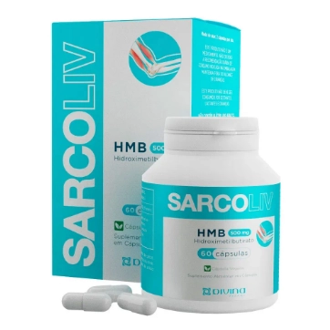 Sarcoliv HMB 500mg 60 Caps (Hidroximetilbutirato) - DIVINA