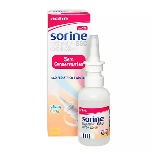 Sorine SSC sol nasal spray 50mL (Cloreto de sódio)
